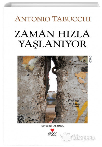 Zaman Hızla Yaşlanıyor - Antonio Tabucchi kitap kapağı