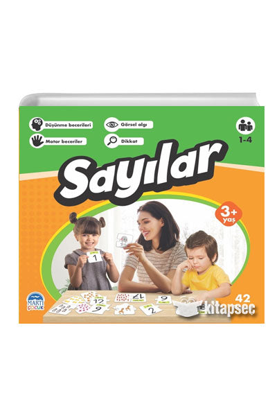 Sayılar Eğitici Yapboz 3+ Yaş Martı Çocuk Kulübü kitap kapağı