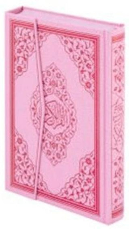 Cami Boy Renkli Kur'an-i Kerim (Pembe) - 125P