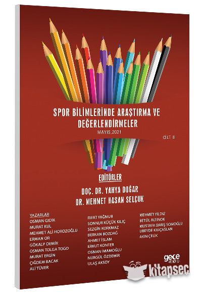 Spor Bilimlerinde Araştırma ve Değerlendirmeler Mayıs Cilt 2 - Kolektif kitap kapağı