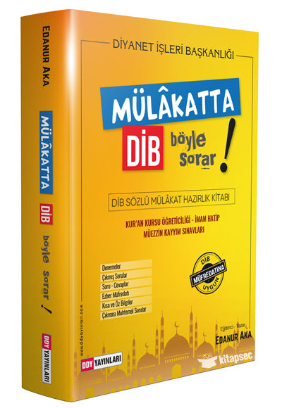 Mülakatta DİB Böyle Sorar - Edanur Aka kitap kapağı