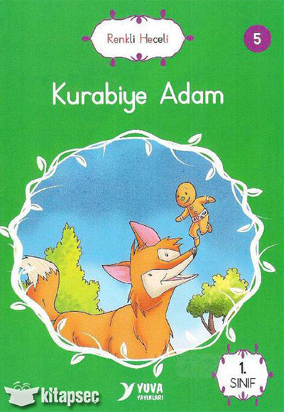 Birinci Sınıf - Kurabiye Adam Renkli Heceli Yuva Yayınları kitap kapağı