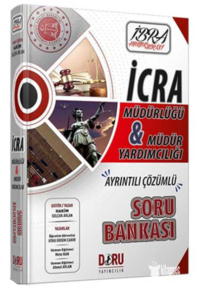 İcra Müdür ve Müdür Yardımcılığı Ayrıntılı Soru Bankası İbra Hukuk Serisi Doru Yayınları - Utku Erdem Çakır kitap kapağı