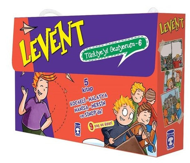 Levent Türkiye'yi Geziyorum 6 Seti - 5 Kitap Takım | Timaş Çocuk