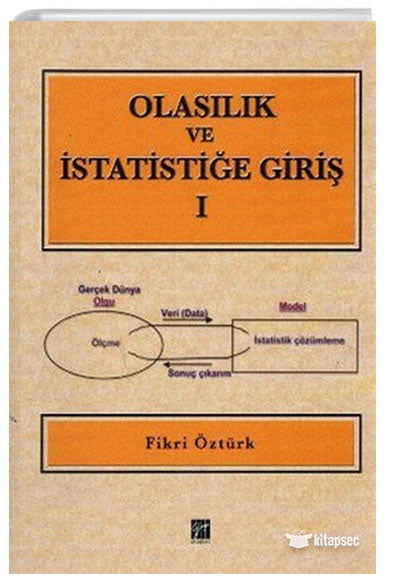 Olasılık ve İstatistiğe Giriş 1 - Fikri Öztürk kitap kapağı