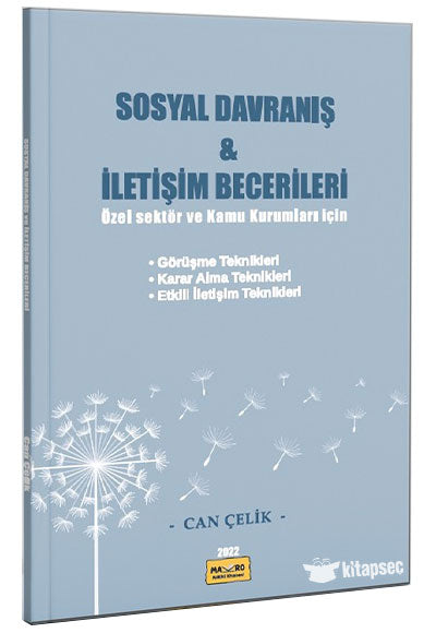 Sosyal Davranış ve İletişim Becerileri Mülakat Kitabı - Can Çelik kitap kapağı