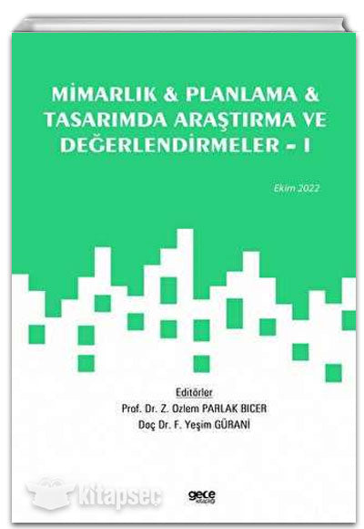 Mimarlık Planlama Tasarımda Araştırma ve Değerlendirmeler I Ekim 2022 - Kolektif kitap kapağı