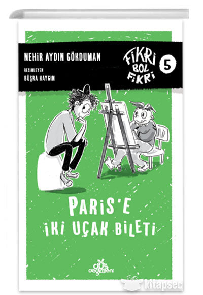 Parise İki Uçak Bileti Erdem Çocuk - Nehir Aydın Gökduman kitap kapağı