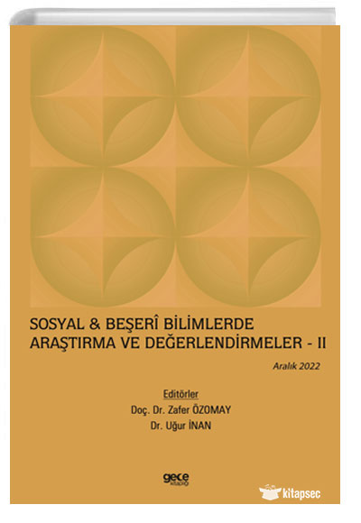 Sosyal & Beşerî Bilimlerde Araştırma ve Değerlendirmeler II Aralık - Zafer Özomay kitap kapağı