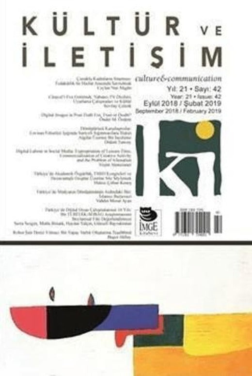 Kültür ve İletişim Sayı: 42 | İmge Kitabevi Yayınları (Ciltsiz)