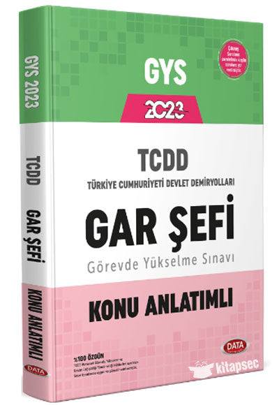 TCDD Gar GYS Konu Anlatımlı - Data Komisyon kitap kapağı