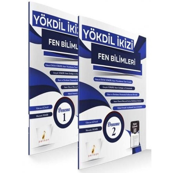 YÖKDİL İkizi Fen Bilimleri Seti - 2 Kitap Takım | Pelikan Yayınları (İnce Kapak)