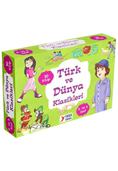 2. ve 3. Sınıf Türk ve Dünya Klasikleri Kutulu Set - Kolektif kitap kapağı