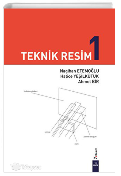Teknik Resim 1 - Ahmet Bir kitap kapağı