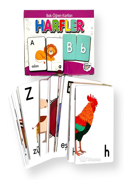 Bak Öğren Kartları Harfler Karton Çocuk Yayınları - Kolektif kitap kapağı