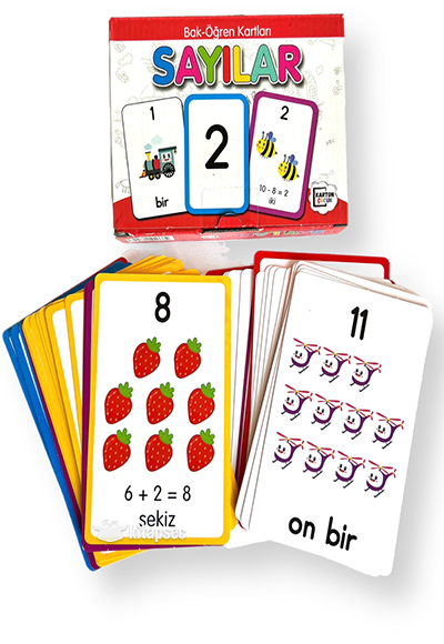 Bak Öğren Kartları Sayılar Karton Çocuk Yayınları - Kolektif kitap kapağı