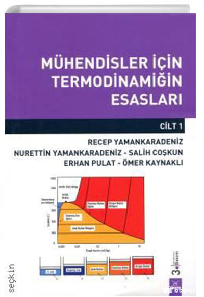 Mühendisler İçin Termodinamiğin Esasları - Cilt 1 - Prof.Dr. Recep Yamankaradeniz kitap kapağı