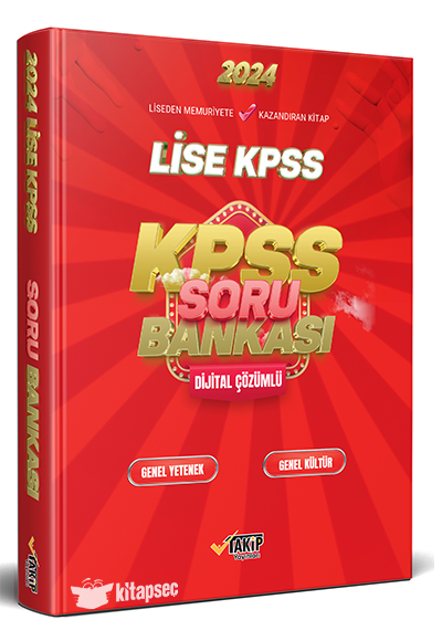 2024 LİSE LİSANS KPSS BANKO SORU BANKASI- 2024 Yeni ÖSYM Müfredatına Uygun - Hedef Odaklı Çalışma - Takip Komisyon kitap kapağı