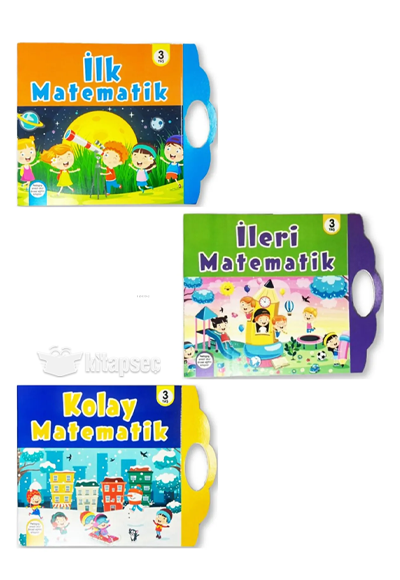 3 Yaş Matematik Çanta - Kolay Matematik Parıltı Yayıncılık - Kolektif kitap kapağı