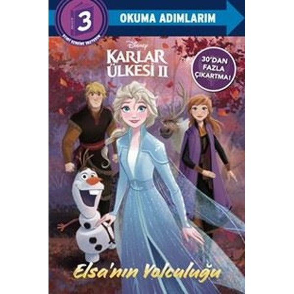 Disney Karlar Ükesi 2 - Elsa'nın Yolculuğu - Disney Okuma Adımlarım 3 | Beta Kids (İnce Kapak)