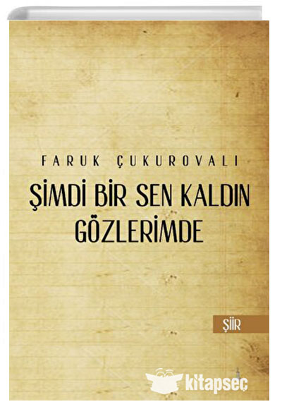 Şimdi Bir Sen Kaldın Gözlerimde - Faruk Çukurovalı kitap kapağı