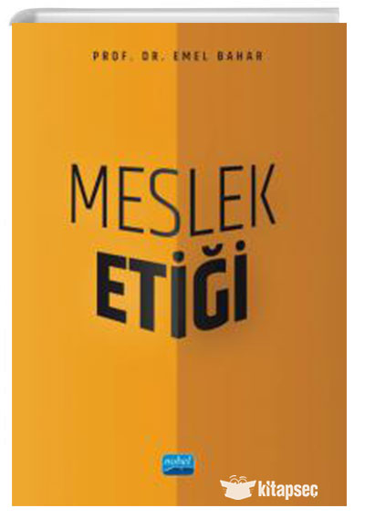 Meslek Etiği - Emel Bahar kitap kapağı