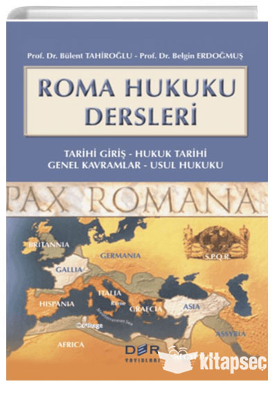 Roma Hukuku Dersleri - Bülent Tahiroğlu kitap kapağı