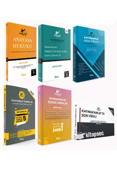 İMTİYAZ Kaymakamlık Özel Set - Metin Kaya kitap kapağı