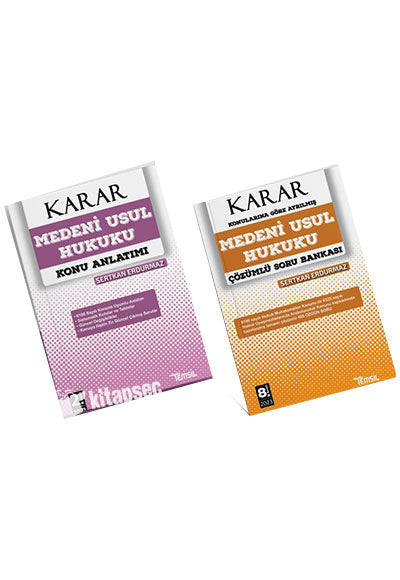 Karar Seti 2`li Set - Sertkan Erdurmaz kitap kapağı