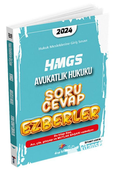 2024 HMGS Avukatlık Hukuku Soru Cevap Ezberler - Serhat Güven kitap kapağı