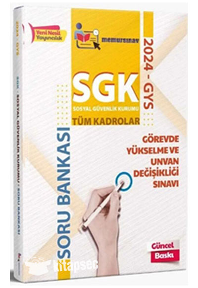 2024 SGK GYS Soru Bankası - Memur Sınav Komisyon kitap kapağı