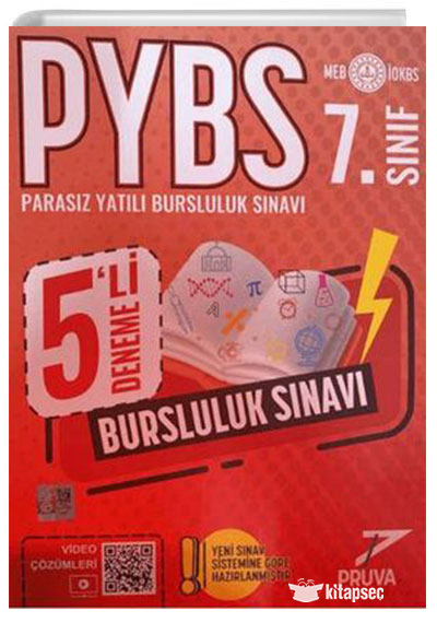 7. Sınıf PBYS Bursluluk 5'li Deneme - Pruva Komisyon kitap kapağı