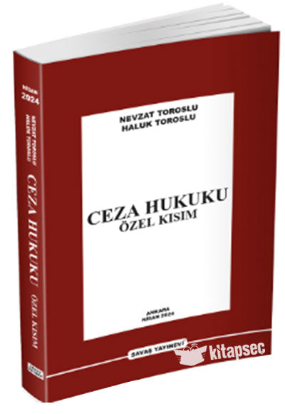 Ceza Hukuku Özel Kısım - Nevzat Toroslu kitap kapağı
