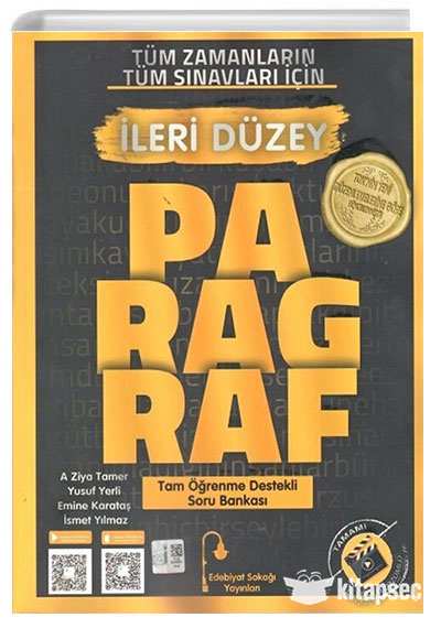 Paragraf İleri Düzey Soru Bankası Edebiyat Sokağı - Komisyon kitap kapağı