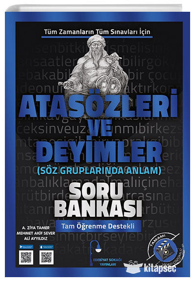 Edebiyat Sokağı Yayınları Atasözleri ve Deyimler Soru Bankası - A. Ziya Tamer kitap kapağı