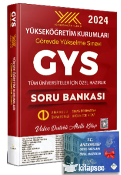 2024 Yükseköğretim Kurumları Görevde Yükselme Sınavı Özel Hazırlık Soru Bankası Tüm Kadrolar İçin - Liyakat Komisyon kitap kapağı