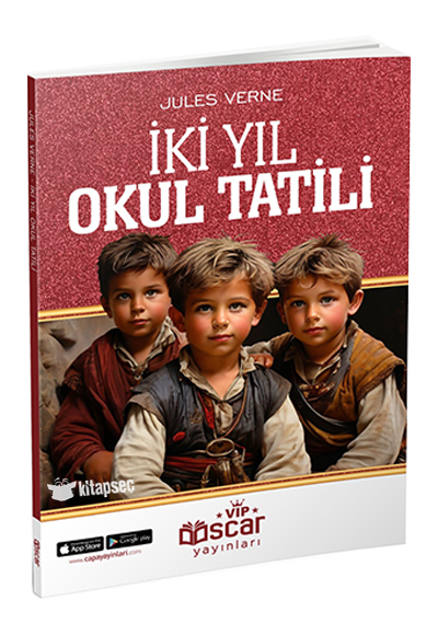 İki Yıl Okul Tatili - Jules Verne kitap kapağı
