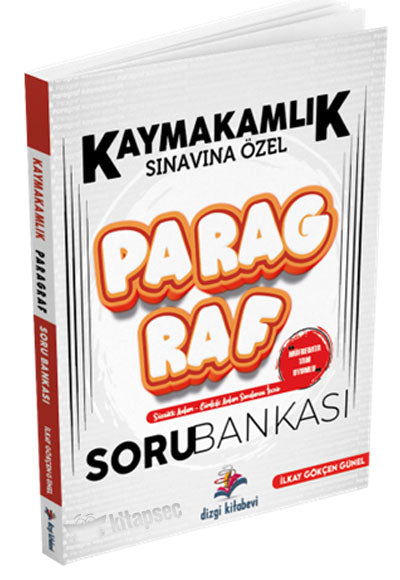 Kaymakamlık Sınavına Özel Paragraf Soru Bankası - İlkay Gökçen Günel kitap kapağı