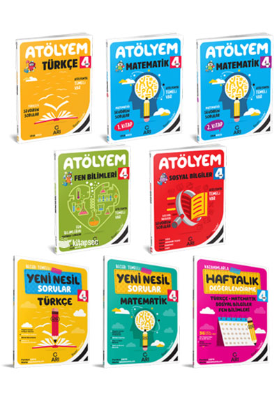 4. Sınıf Atölyem Set 8 Kitap - Kolektif kitap kapağı