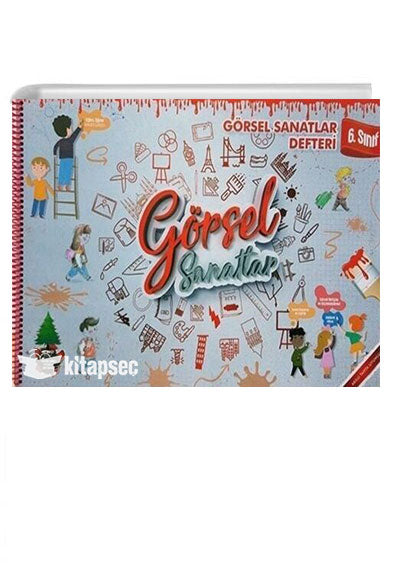 6. Sınıf Görsel Sanatlar Defteri EFX Akademi - Komisyon kitap kapağı