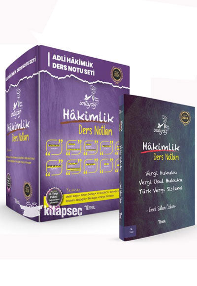 İMTİYAZ HMGS+Adli Hâkimlik Ders Notları Özel Set - Metin Kaya kitap kapağı