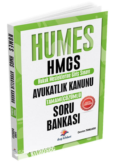 2025 Humes HMGS Avukatlık Kanunu Tamamı Çözümlü Soru Bankası - Devrim Toklucu kitap kapağı