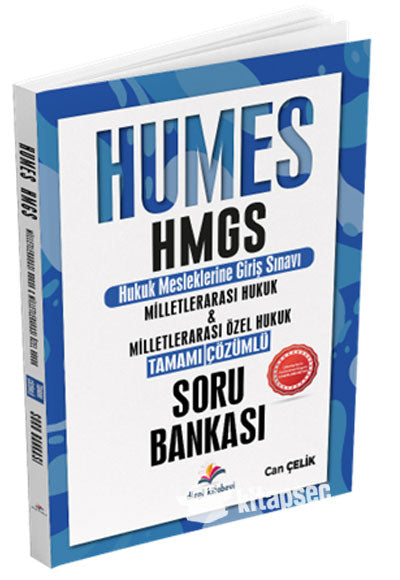 2025 Humes HMGS Milletlerarası Hukuk & Milletlerarası Özel Hukuk Tamamı Çözümlü Soru Bankası - Can Çelik kitap kapağı