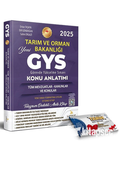 2025 GYS Tarım Bakanlığı Konu Anlatımlı Görevde Yükselme - Elif Gündoğan kitap kapağı