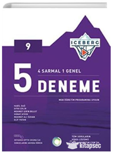 9. Sınıf Iceberg 5 li Deneme Okyanus Yayınları - Okyanus Komisyon kitap kapağı