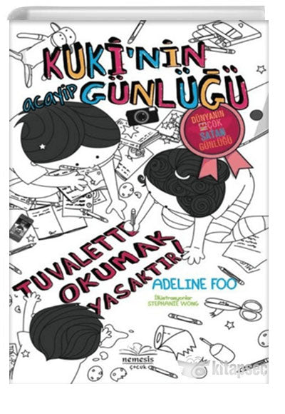 Kuki'nin Acayip Günlüğü3,5 / Tuvalette Okumak Yasaktır! - Adeline Foo kitap kapağı