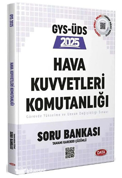2025 GYS ÜDS Hava Kuvvetleri Komutanlığı Soru Bankası - Data Komisyon kitap kapağı