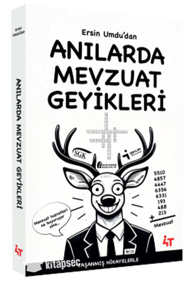 Anılarda Mevzuat Geyikleri 4T Yayınevi - Ersin Umdu kitap kapağı