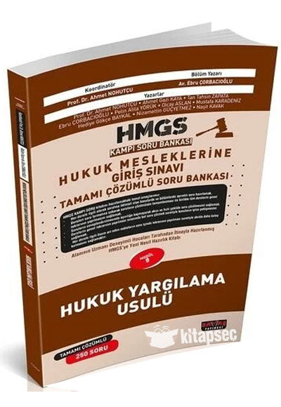 2025 HMGS Kampı Hukuk Yargılama Usulü Soru Bankası Çözümlü - Ebru Çorbacıoğlu Savaş Yayınları - Ebru Çorbacıoğlu kitap kapağı
