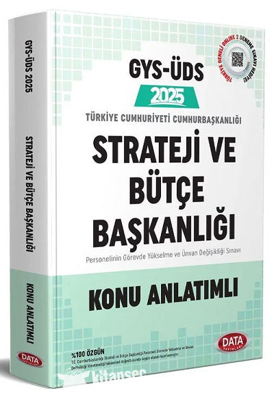 2025 GYS T.C. Cumhurbaşkanlığı Strateji ve Bütçe Başkanlığı Tüm Kadrolar Konu Anlatımlı Görevde Yükselme - Data Komisyon kitap kapağı